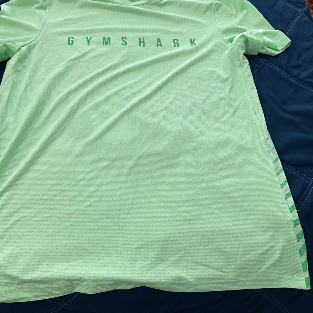 Gymshark Sport Neon Yellow And Green Activewear Top